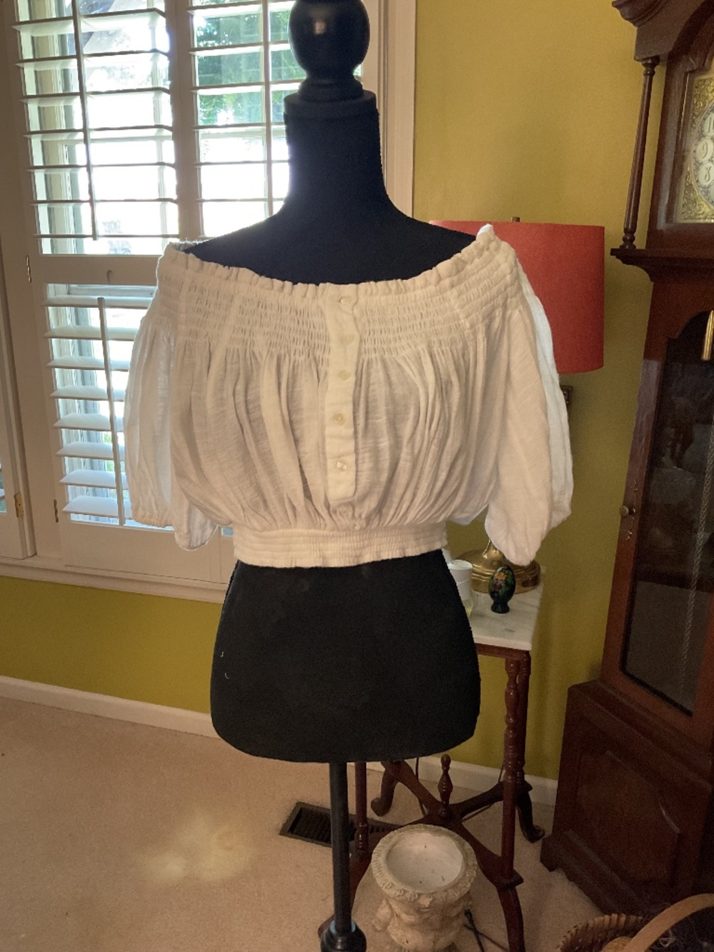 Free People cotton crop top